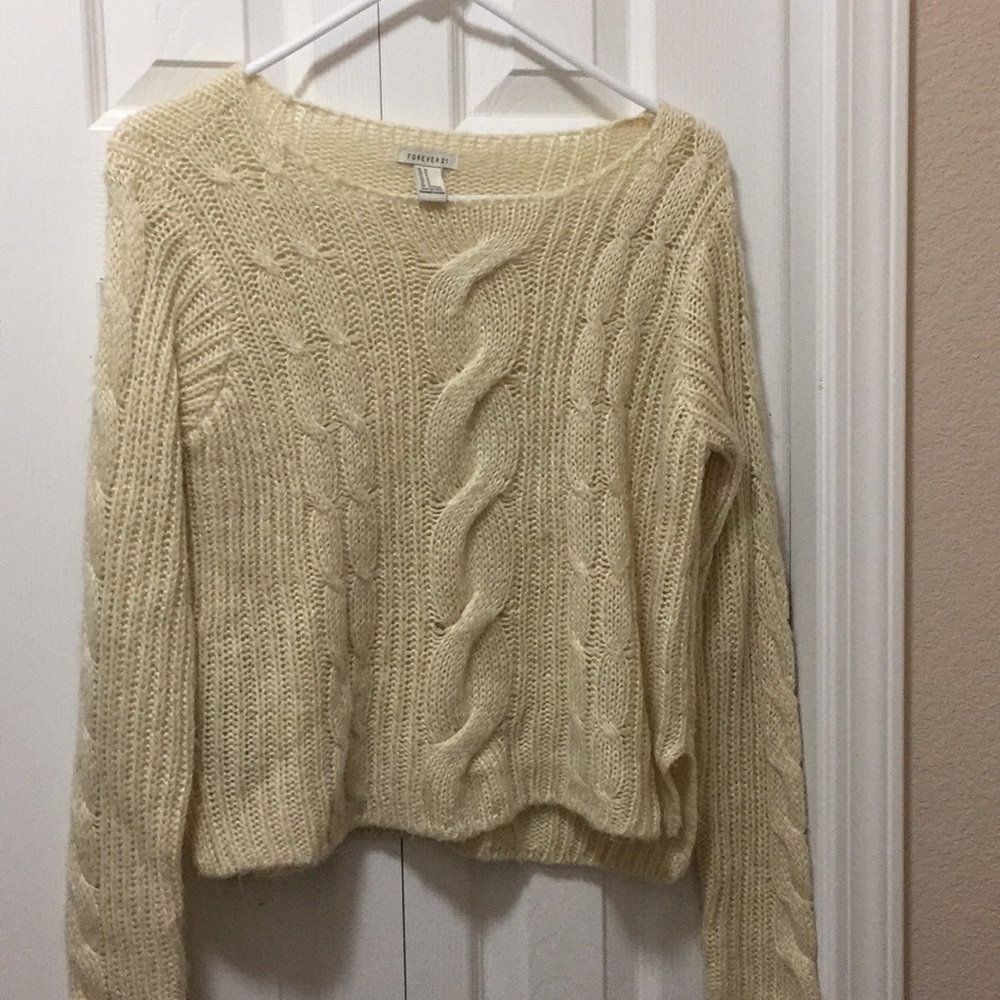 Forever 21 Cable Knit Sweater